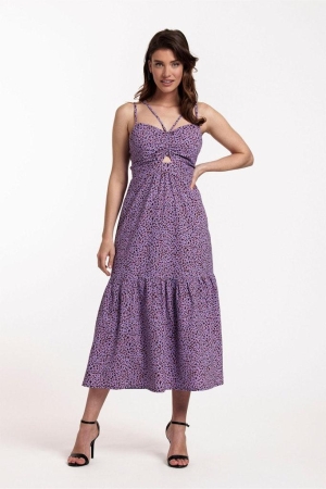 Studio Anneloes Studio Anneloes jurken Jurk 5790 cool lilac/black