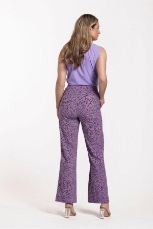 Studio Anneloes Studio Anneloes broeken Broek 5790 cool lilac/black