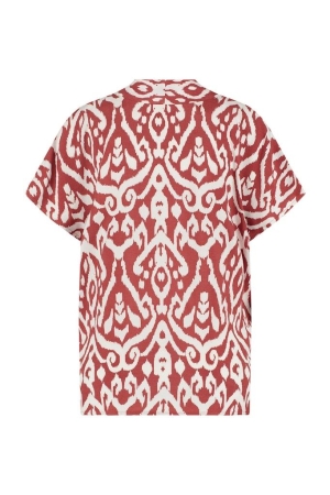 Studio Anneloes Studio Anneloes shirts en tops T-shirt Korte mouw 3311 terra/off white