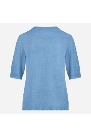 Jane Lushka Jane Lushka truien Trui korte mouw 69512 light blue