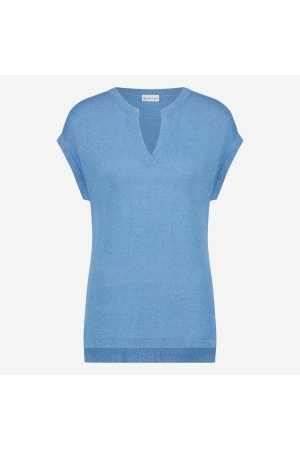 Jane Lushka Jane Lushka shirts en tops T-shirt Korte mouw 69512 light blue