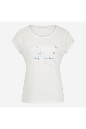 Jane Lushka Jane Lushka shirts en tops T-shirt Korte mouw 001 white