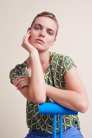 Jane Lushka Jane Lushka shirts en tops T-shirt Korte mouw 121 green