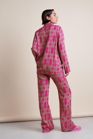 Jane Lushka Jane Lushka broeken Broek 203 fuxia