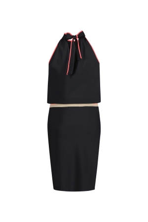 ZIP73 ZIP73 jurken Zomerjurkjes 01/ zwart