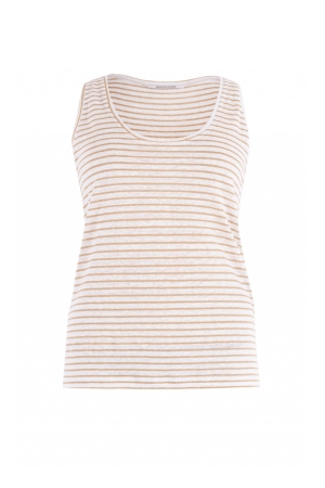 Moscow Moscow shirts en tops Tops en Singlets 412-3 wet sand stripe