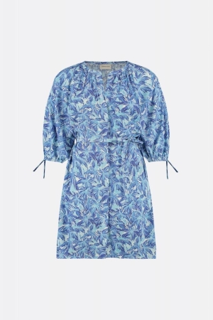 Fabienne Chapot Fabienne Chapot jurken Zomerjurkjes 3318-3615-blp pool blue/caribbean