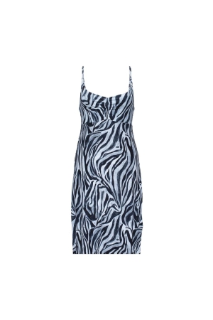 Geisha Geisha jurken Zomerjurkjes 600 pr.10-23-2 light blue/dark blue