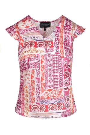 Elvira Casuals Elvira Casuals shirts en tops Tops en Singlets 936 patch pink