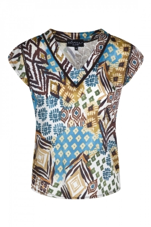 Elvira Casuals Elvira Casuals shirts en tops Tops en Singlets 940 african print