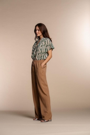 Geisha Geisha broeken Broek 760 tabacco