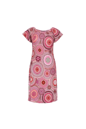 Geisha Geisha jurken Zomerjurkjes 445 pr.02-23-2 fuchsia/red