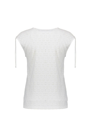 Geisha Geisha shirts en tops T-shirt Korte mouw 10 off-white