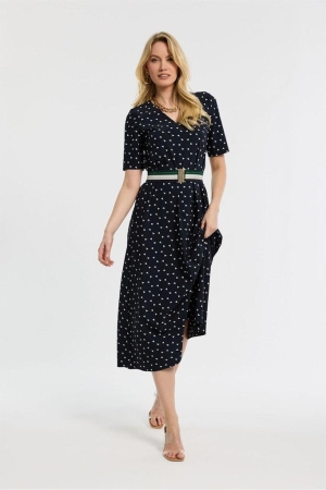 Studio Anneloes Studio Anneloes jurken Jurk 6911 dark blue/off white