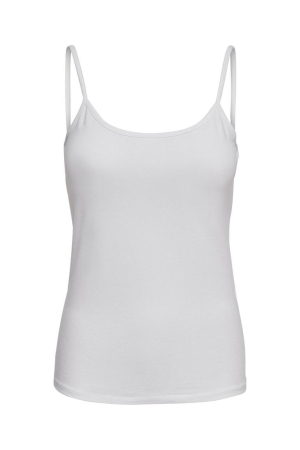 Only Only shirts en tops Tops en Singlets white 15196448