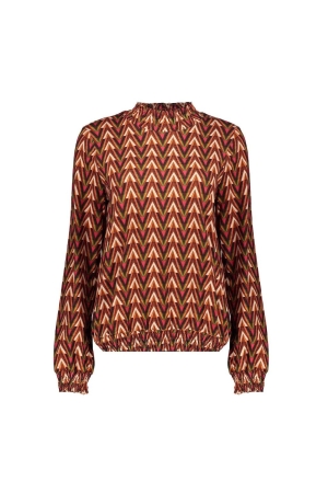 Geisha Geisha shirts en tops T-shirt Lange mouw 250 orange/cinnamon