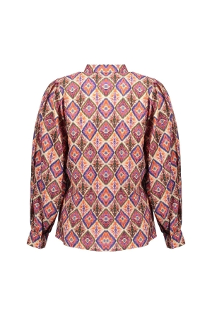 Geisha Geisha blouses Blouse 10 off-white/pink combi