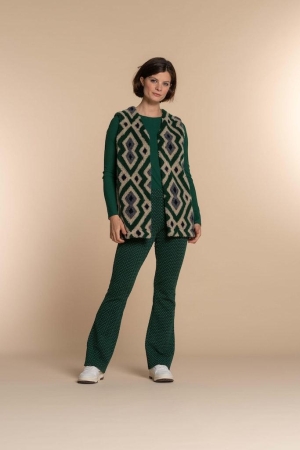 Geisha Geisha vesten Gilets 720 sand/green combi