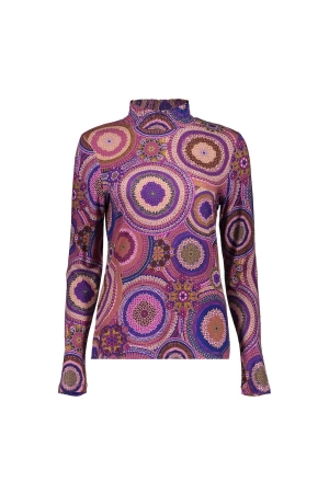 Geisha Geisha shirts en tops T-shirt Lange mouw 445 fuchsia/cobalt