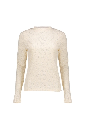 Geisha Geisha shirts en tops T-shirt Lange mouw 10 off-white