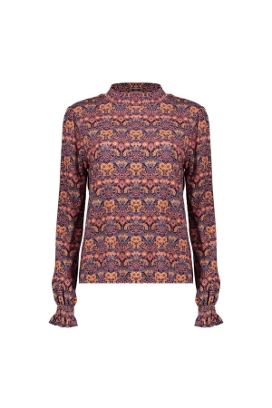 Geisha Geisha shirts en tops T-shirt Lange mouw 380 purple combi