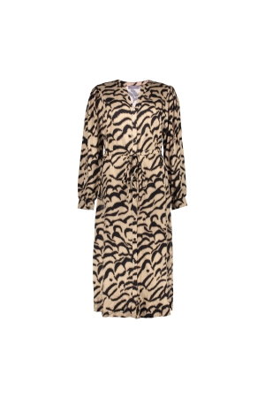 Geisha Geisha jurken Lange Jurken 720 sand/black combi