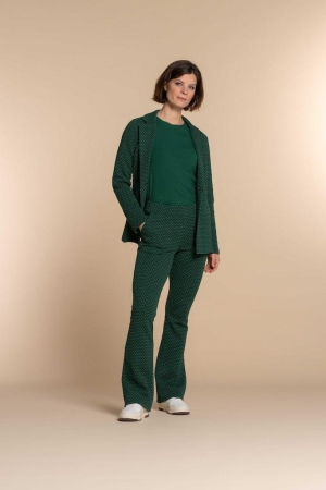 Geisha Geisha broeken Broek 530 green/black combi