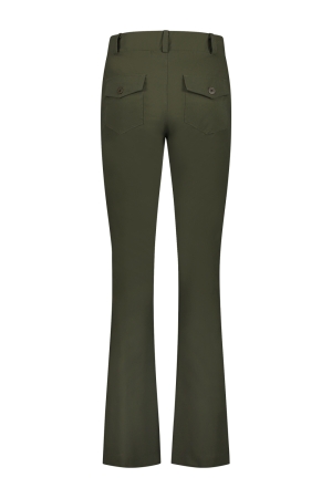 Helena Hart Helena Hart broeken Flared olijf