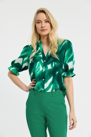 Studio Anneloes Studio Anneloes blouses Blouse 1170 off white/green