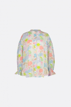 Fabienne Chapot Fabienne Chapot blouses Blouse 1003-7316-mca cream white/pink pap