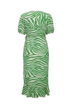 Only Only jurken Zomerjurkjes vibrant green west untamed
