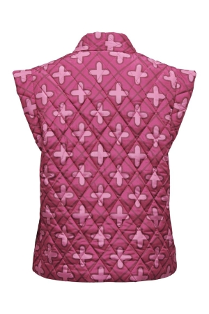 Only Only vesten Gilets fuchsia pink luia