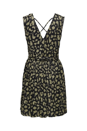 Only Only jurken Zomerjurkjes black wild graphic jrs