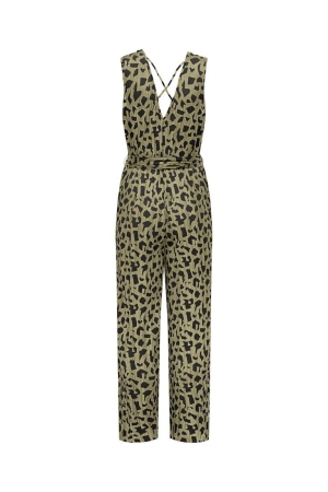 Only Only broeken Jumpsuit black wild graphic jrs