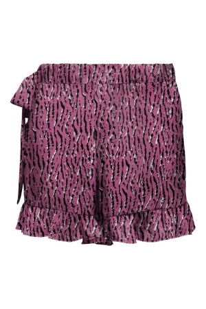 Only Only rokjes Skort fuchsia purple graphic animal