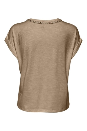 Only Only shirts en tops T-shirt Korte mouw cornstalk