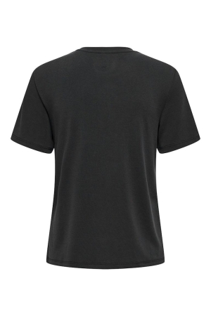 Only Only shirts en tops T-shirt Korte mouw black chic