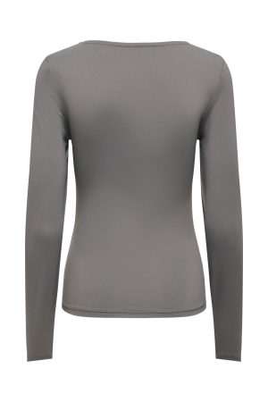 Only Only shirts en tops T-shirt Lange mouw thunderstorm
