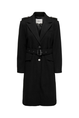 Only Only jassen Winterjassen black solid