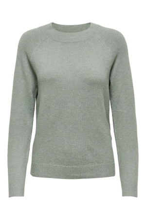 Only Only truien Trui chinois green white melange