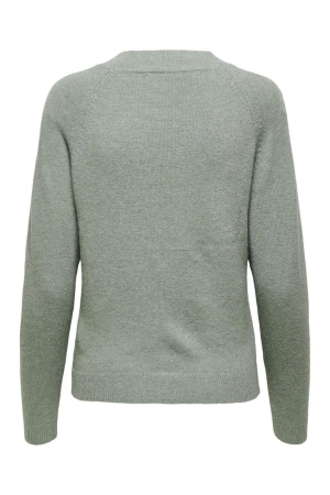 Only Only truien Trui chinois green white melange