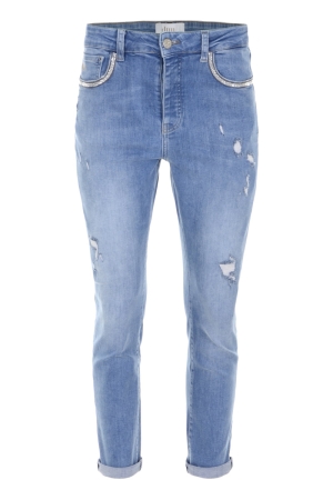 DNMPure DNMPure jeans Baggy jeans 575 licht blue destroyed
