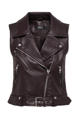 Only Only jassen Leer en leatherlook mole