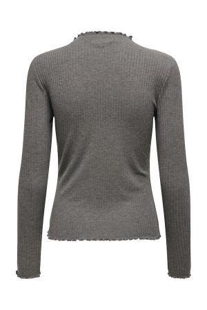 Only Only shirts en tops T-shirt Lange mouw plum kitten