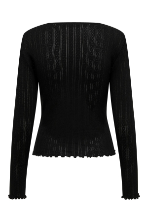 Only Only shirts en tops T-shirt Lange mouw black