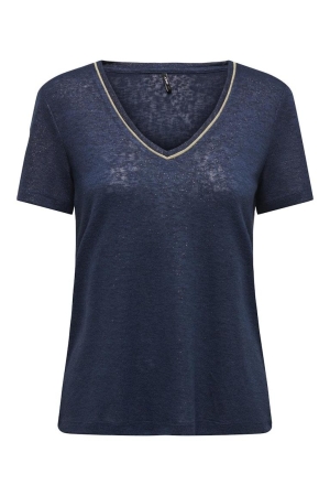 Only Only shirts en tops T-shirt Korte mouw dress blues frosted almond
