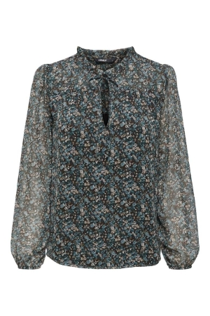 Only Only blouses Blouse balsam green fall ditsy