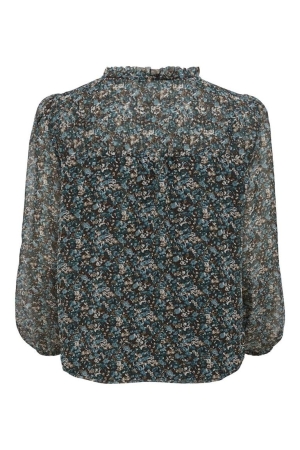 Only Only blouses Blouse balsam green fall ditsy