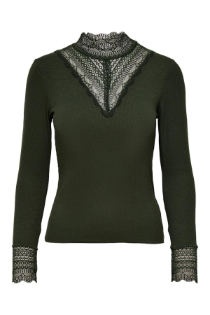 Only Only shirts en tops T-shirt Lange mouw rosin