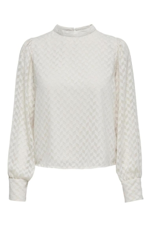 Only Only shirts en tops T-shirt Lange mouw pumice stone Pumice Stone